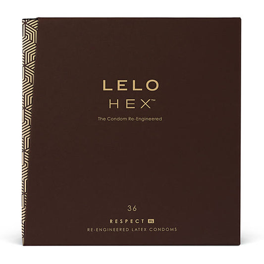 LELO - HEX CONDOMS RESPECT XL 36 PACK - Kink&Play