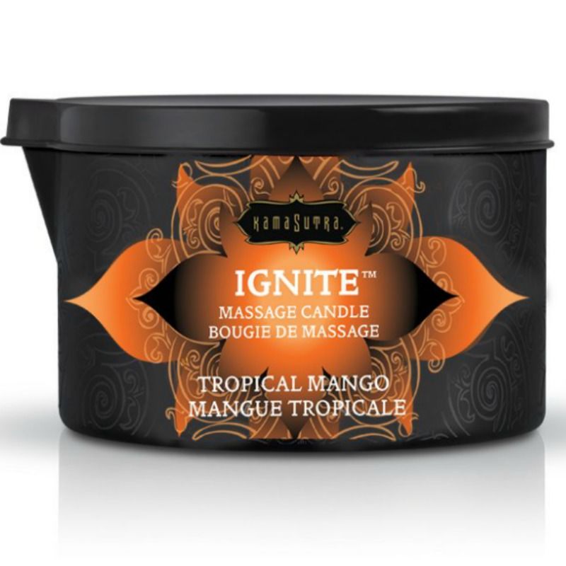 KAMASUTRA - MASSAGE CANDLE TROPICAL HANDLE 170 GR - Kink&Play