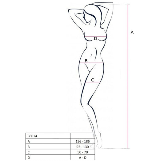 PASSION - WOMAN BS014 RED BODYSTOCKING ONE SIZE - Kink&Play