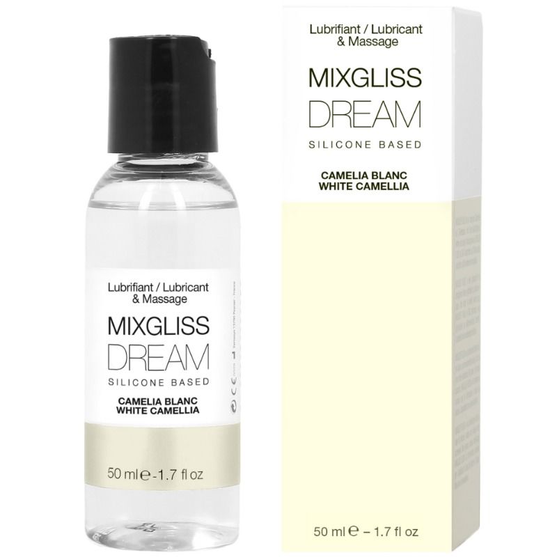MIXGLISS - DREAM WHITE CAMELIA SILICONE LUBRICANT 50 ML - Kink&Play