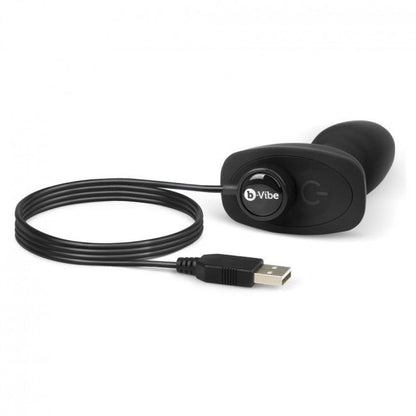 B-VIBE - RIMMING REMOTE CONTROL ANAL PLUG PETITE BLACK - Kink&Play