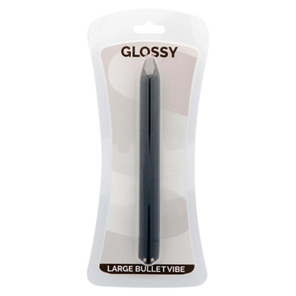 GLOSSY - SLIM VIBRATOR SVART