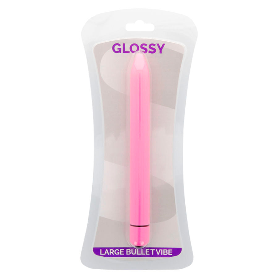 GLOSSY - SLIM VIBRATOR MED DJUP ROSÉ