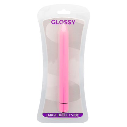 GLOSSY - SLIM VIBRATOR MED DJUP ROSÉ