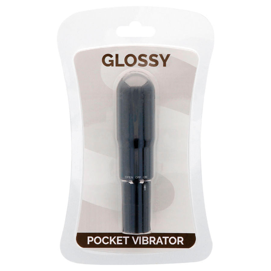 GLOSSY - FICKVIBRATOR SVART
