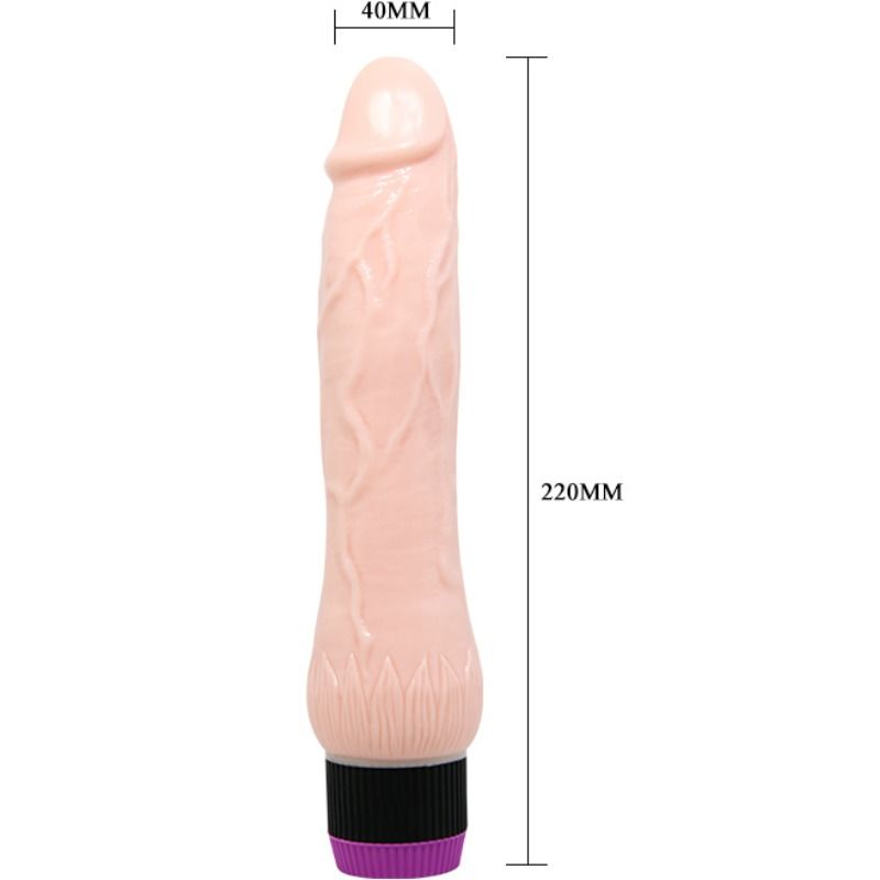 BAILE - ADOUR CLUB REALISTISK VIBRATOR BRED BAS 22 CM