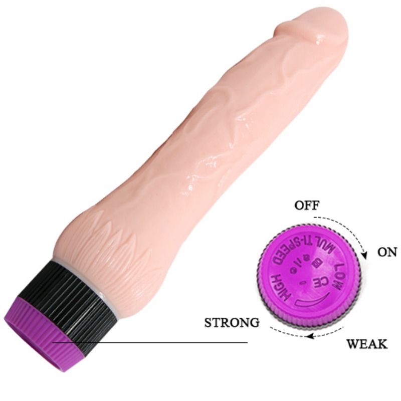 BAILE - ADOUR CLUB REALISTISK VIBRATOR BRED BAS 22 CM