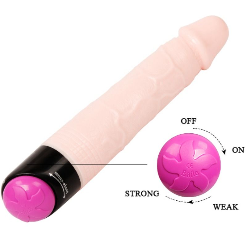 BAILE - FÄRGGLAD SEXVIBRATION OCH ROTATION 24 CM