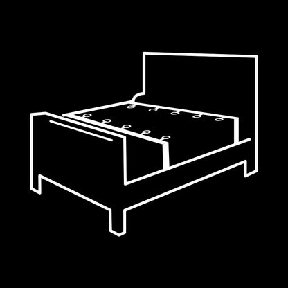 FETISH SUBMISSIVE - LUXURY BED TIES SET WITH NOPRENE LINING - Kink&Play
