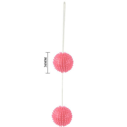 BAILE - DJUPT NÖJE ROSA TEXTURERADE BOLLAR 3,6 CM