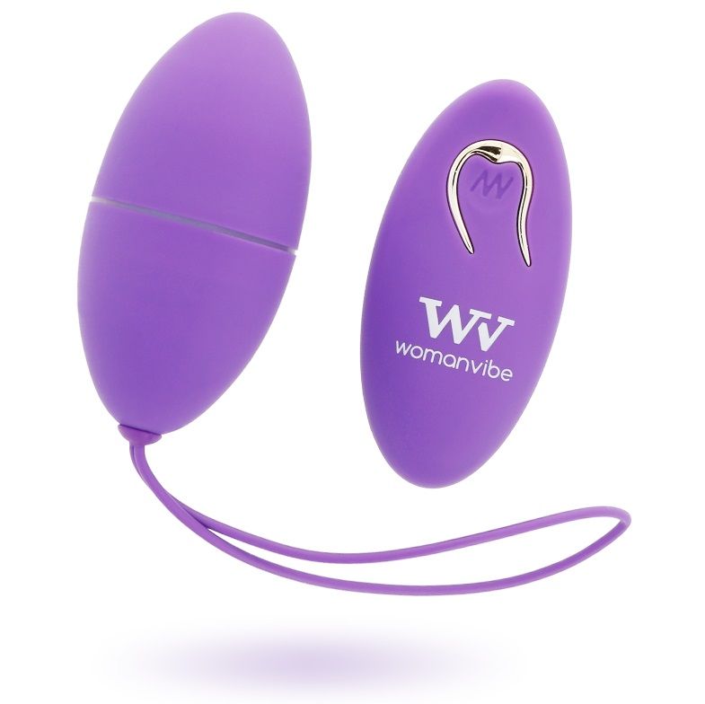 WOMANVIBE - ALSAN SILICONE REMOTE CONTROL EGG PURPLE - Kink&Play