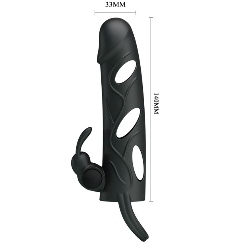 PRETTY LOVE - SILIKONSKYDD MED VIBRATION 14 CM 2.0