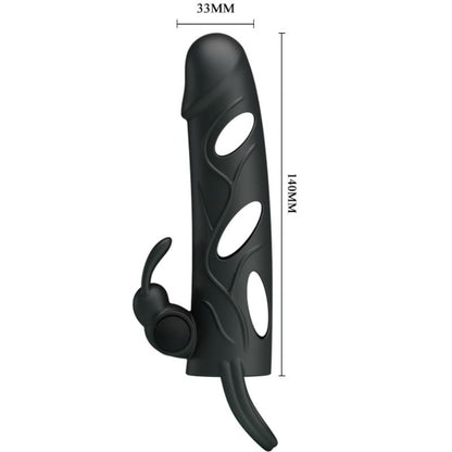 PRETTY LOVE - SILIKONSKYDD MED VIBRATION 14 CM 2.0