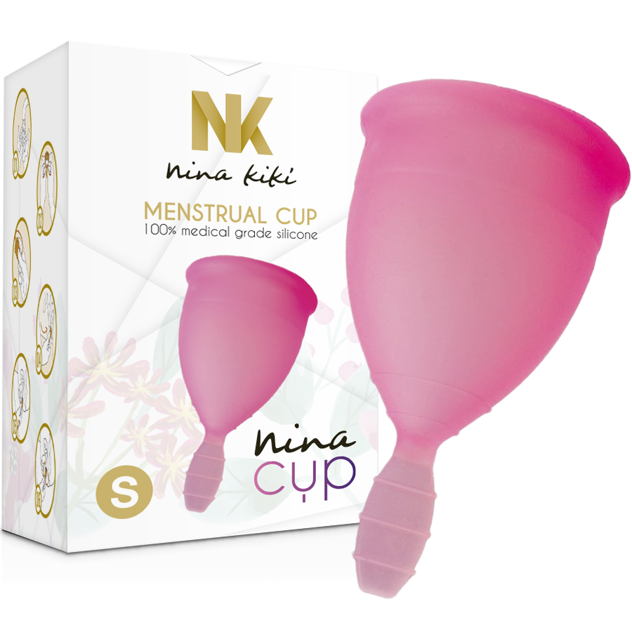 NINA KIKÍ - MENSTRUAL CUP PINK - SIZE S - Kink&Play