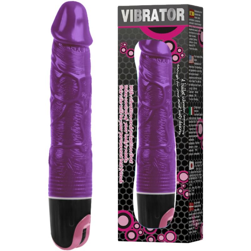 BAILE - LILA VIBRATOR MED FLERHAKTIGHET