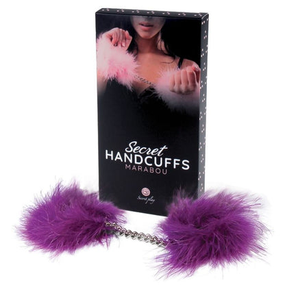 SECRETPLAY - PURPLE MARABOU HANDCUFFS - Kink&Play