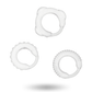 ADDICTED TOYS - C-RING SET CLEAR