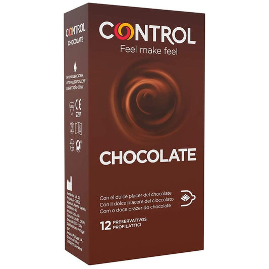CONTROL - ADAPTA CHOCOLATE CONDOMS 12 UNITS - Kink&Play