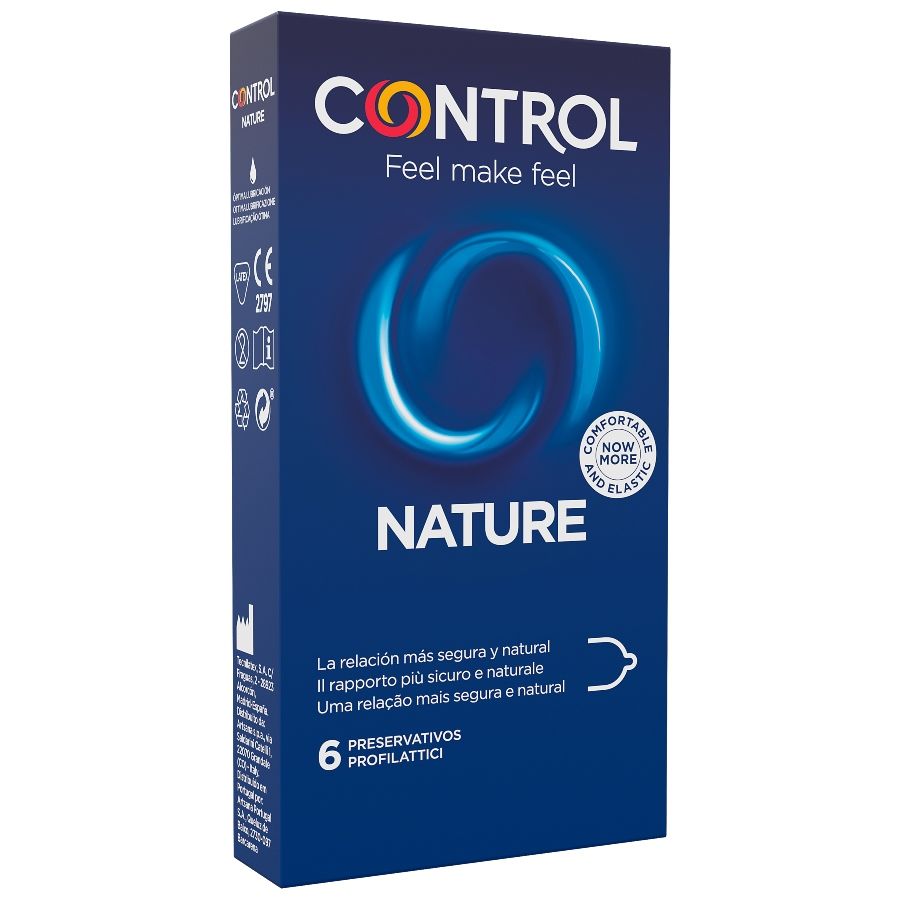 CONTROL - ADAPTA NATURE CONDOMS 6 UNITS - Kink&Play