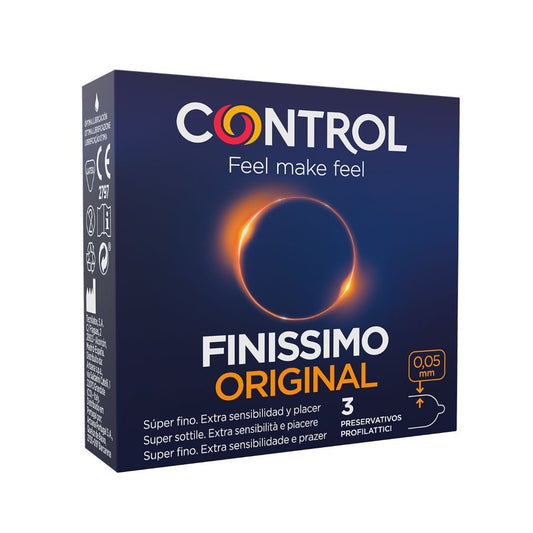 CONTROL - FINISSIMO CONDOMS 3 UNITS - Kink&Play