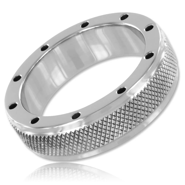 METAL HARD - METAL RING FOR PENIS AND TESTICLES 40MM - Kink&Play