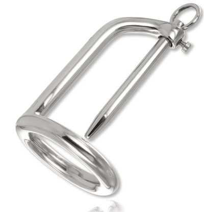 METAL HARD - GLAND RING WITH PLUG - Kink&Play