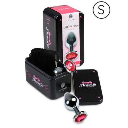 SECRETPLAY - PLUG ANAL ALUMINUM FUCHSIA 7 CM - Kink&Play