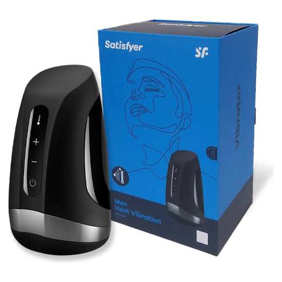 SATISFYER - MÄNMASTURBATOR VÄRMEVIBRATION