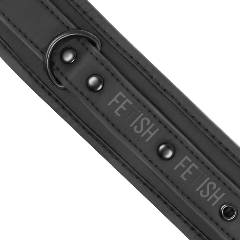 FETISH SUBMISSIVE - MASTER POSITION WITH 4 NOPRENE-LINED HANDCUFFS - Kink&Play
