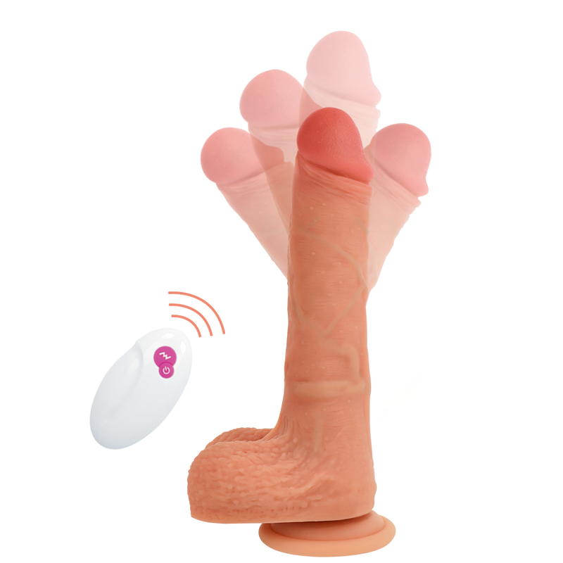 CYBER SILICOCK - REMOTE CONTROL REALISTIC MR RICK 20.9 CM -O- 4 CM - Kink&Play