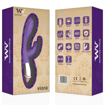 WOMANVIBE - VIORA SILICONE RECHARGEABLE VIBRATOR - Kink&Play