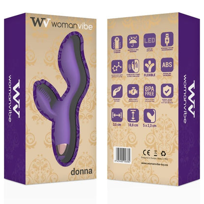WOMANVIBE - DONNA RECHARGEABLE SILICONE VIBRATOR - Kink&Play
