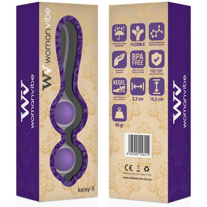 WOMANVIBE - KEISY II SILICONE BALLS - Kink&Play