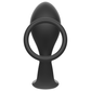 ADDICTED TOYS - ANAL PLUG WITH BLACK SILICONE RING