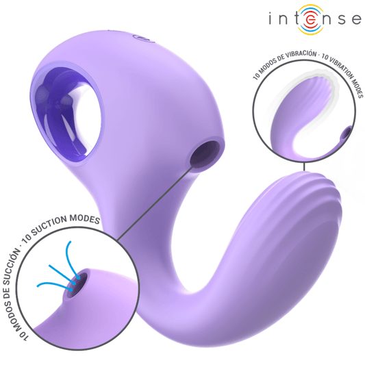 INTENSE - BAXTER VIBRATOR & STIMULATOR VIOLET - Kink&Play