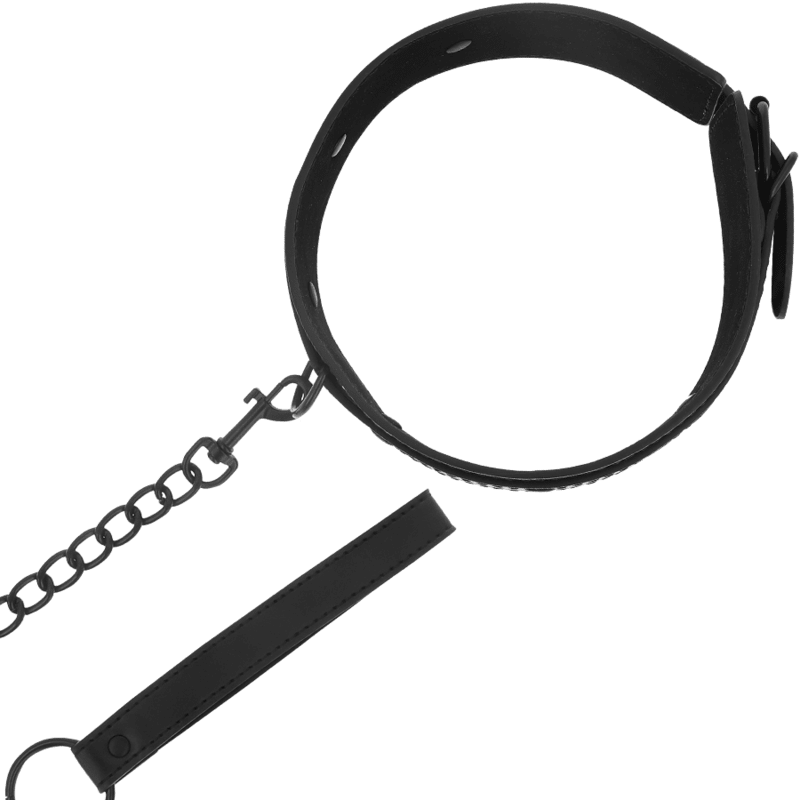 INTENSE - FETISH VEGAN LEATHER COLLAR - Kink&Play