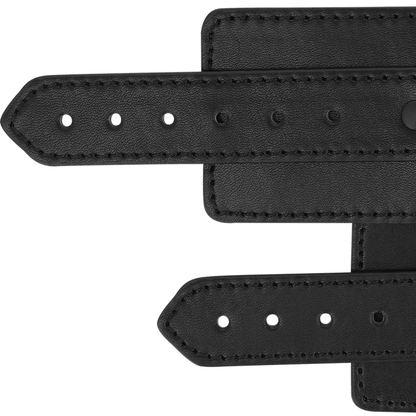 INTENSE - FETISH VEGAN LEATHER HANDCUFFS - Kink&Play