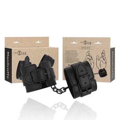 INTENSE - FETISH VEGAN LEATHER HANDCUFFS - Kink&Play