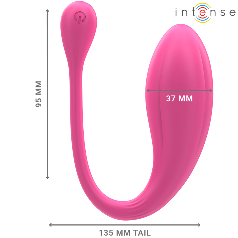INTENSE - JANICE U VIBRATOR DOUBLE STIMULATION 10 VIBRATIONS PINK REMOTE CONTROL - Kink&Play