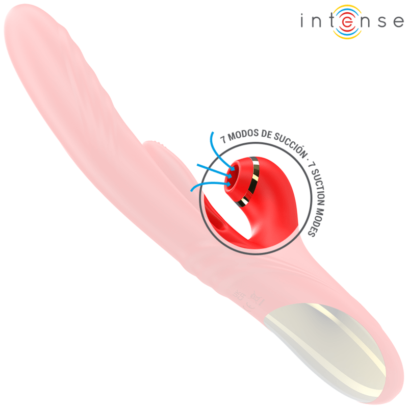 INTENSE - KAROL MULTIFUNCTION VIBRATOR THRUST & STIMULATION & STIMULATING WAVES RED - Kink&Play