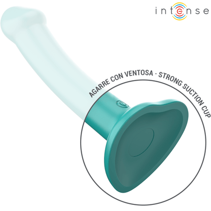 INTENSE - KATIE VIBRATOR WITH SUCTION CUP 10 VIBRATIONS BLUE REMOTE CONTROL - Kink&Play