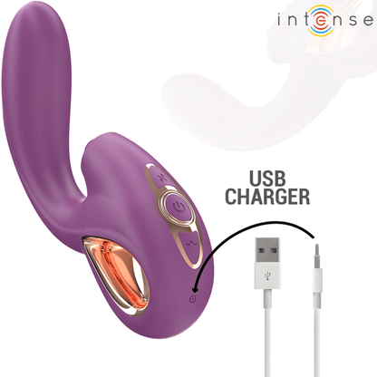 INTENSE - LALI MULTIFUNCTION G - SPOT VIBRATOR TAPPING & THRUST & VIBRATION PURPLE - Kink&Play