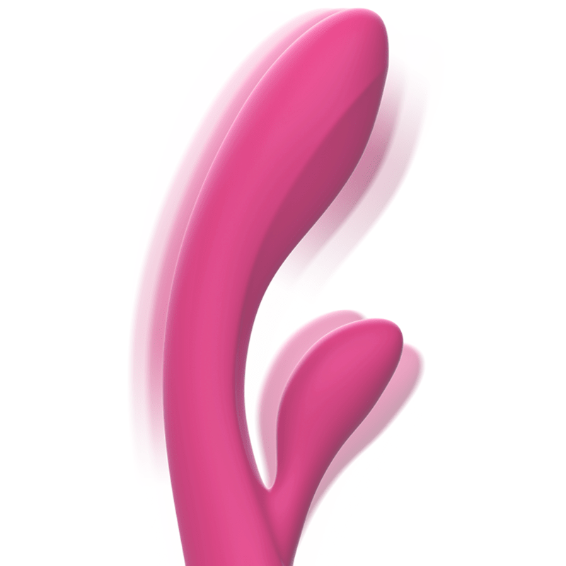 INTENSE - LUIGI RABBIT VIBRATOR PINK LIQUID SILICONE - Kink&Play