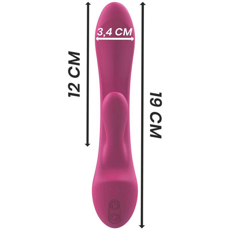 INTENSE - LUIGI RABBIT VIBRATOR PINK LIQUID SILICONE - Kink&Play
