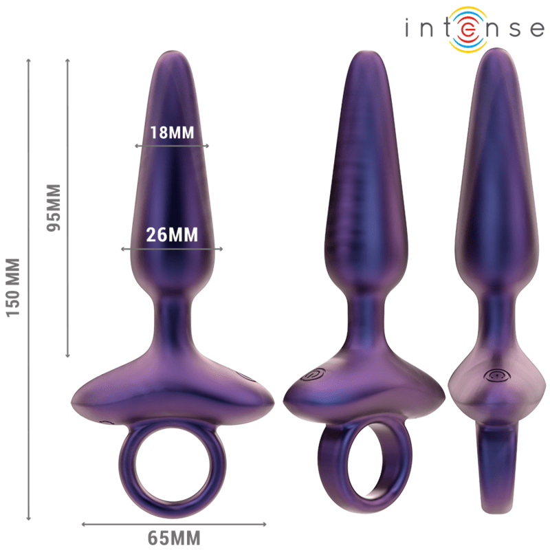 INTENSE - MARLON VIBRATING ANAL PLUG MODEL 4 REMOTE CONTROL - Kink&Play