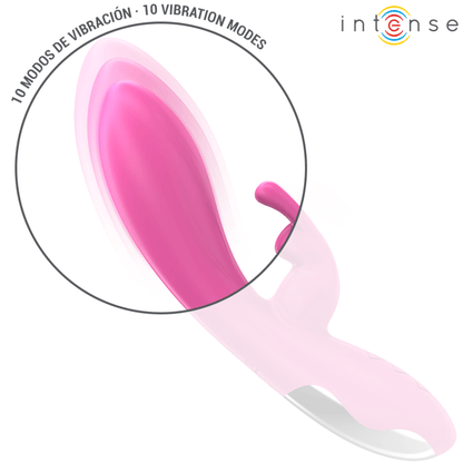 INTENSE - RANDALL RABBIT VIBRATOR 10 VIBRATIONS PINK - Kink&Play