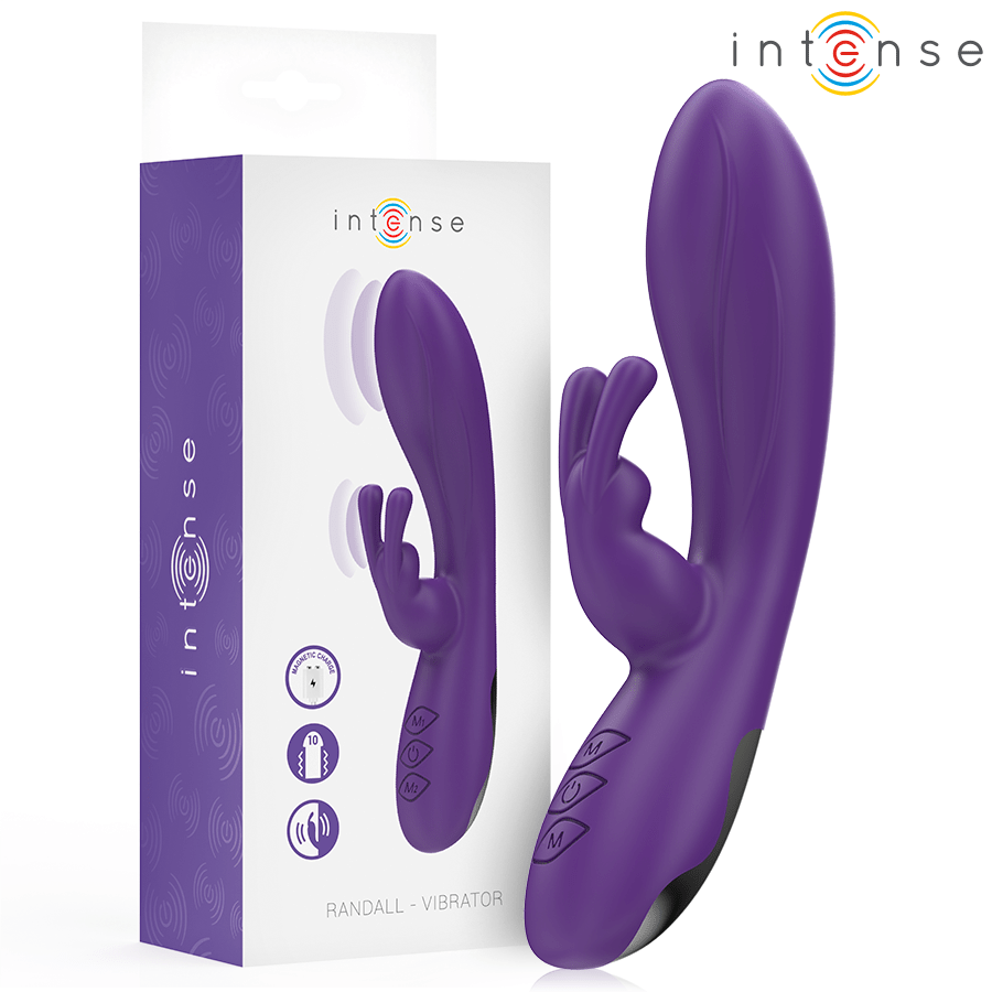 INTENSE - RANDALL RABBIT VIBRATOR 10 VIBRATIONS PURPLE - Kink&Play