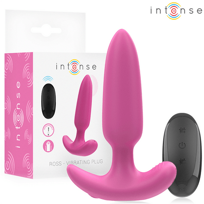 INTENSE - ROSS ANAL PLUG 10 VIBRATIONS PINK REMOTE CONTROL - Kink&Play
