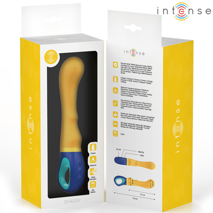 INTENSE - SHAGGY G - SPOT VIBRATOR YELLOW - Kink&Play
