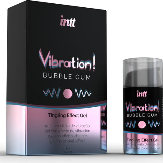 INTT - POWERFUL INTIMATE STIMULANT LIQUID VIBRATING GUM GUM 15ML - Kink&Play